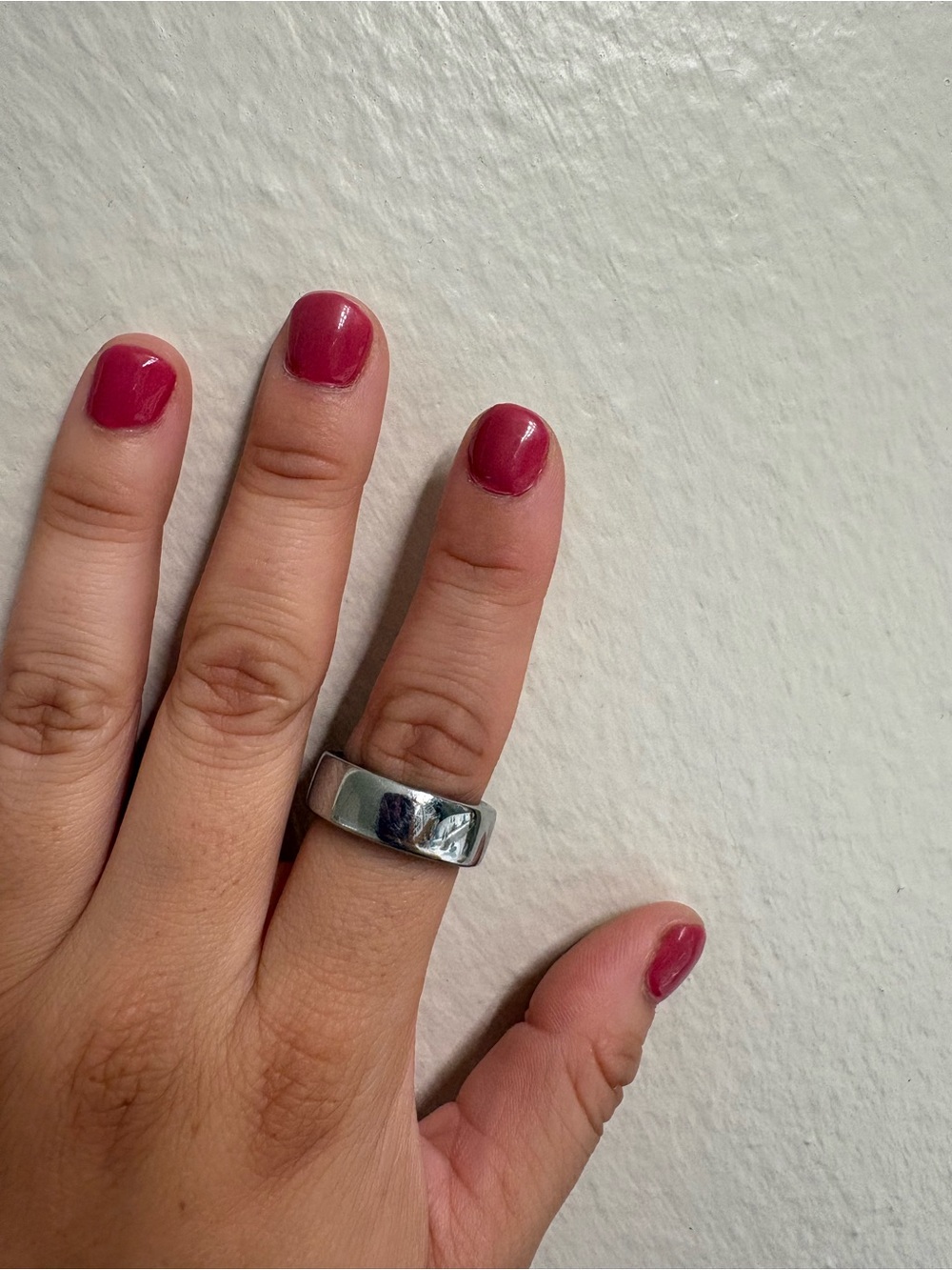 Oura Gen3 Silver Smart Ring with Gloss Finish